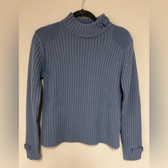 Isda & co wool Mockneck ribbed sweater women’s large - Picture 1 of 7